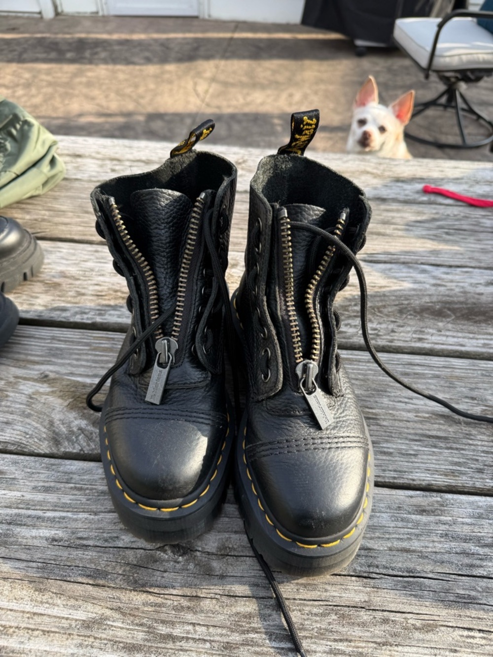 Doc Martens Black Leather Jaden Boot size 5